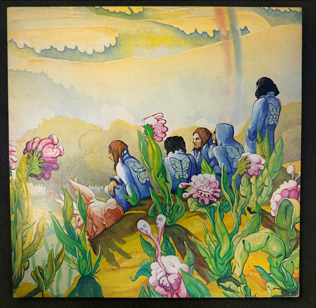 1975 Harmonium Les Cinq Saisons vinyl LP, Celebration CEL 1900 Canadian pressing with gatefold sleeve and illustrated insert. Quebec prog classic.