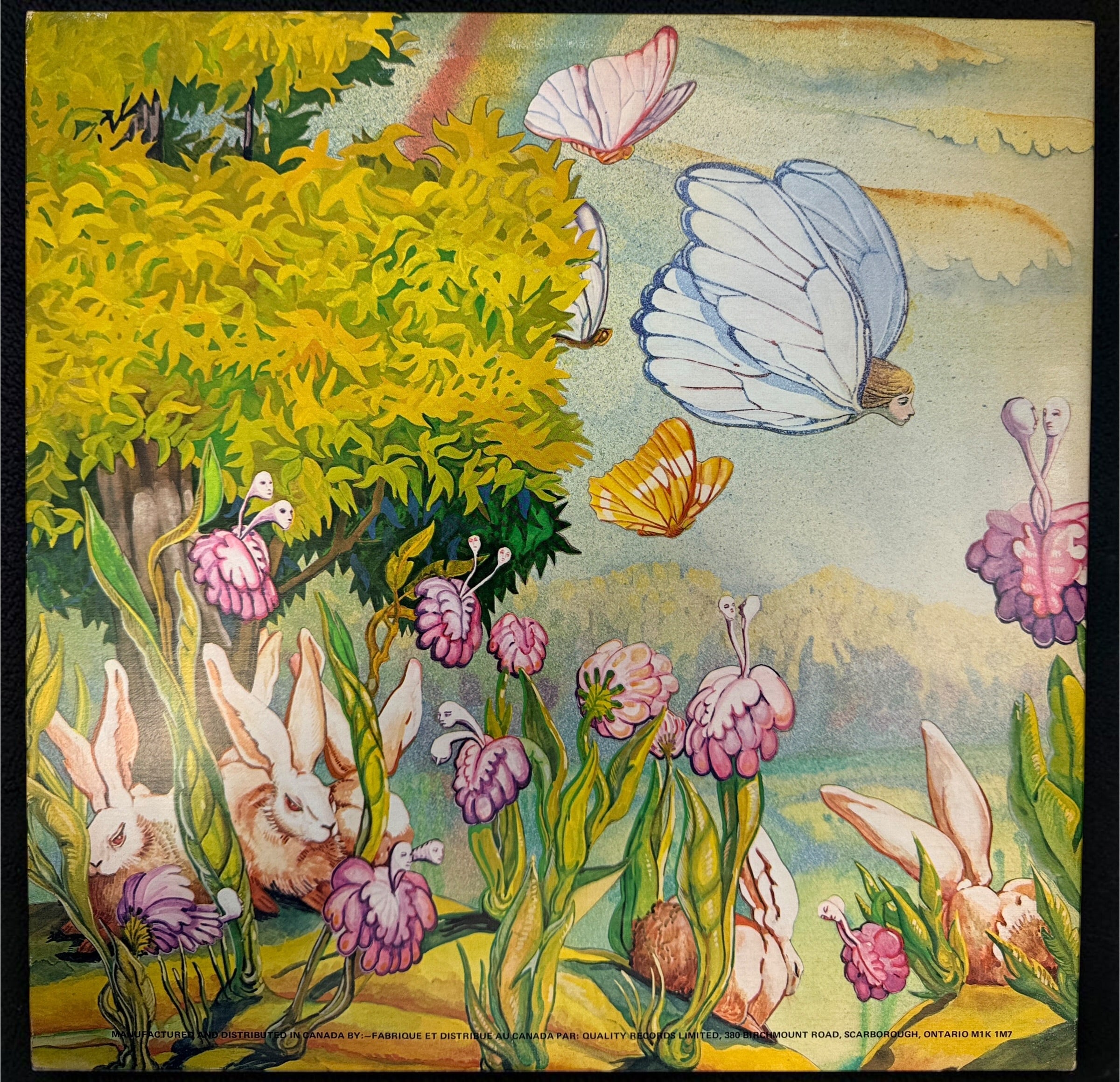 1975 Harmonium Les Cinq Saisons vinyl LP, Celebration CEL 1900 Canadian pressing with gatefold sleeve and illustrated insert. Quebec prog classic.
