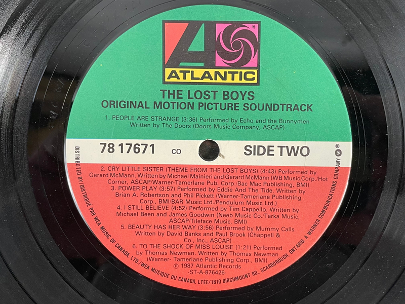 Bande originale du film THE LOST BOYS ATLANTIC 1987 LP/ INXS