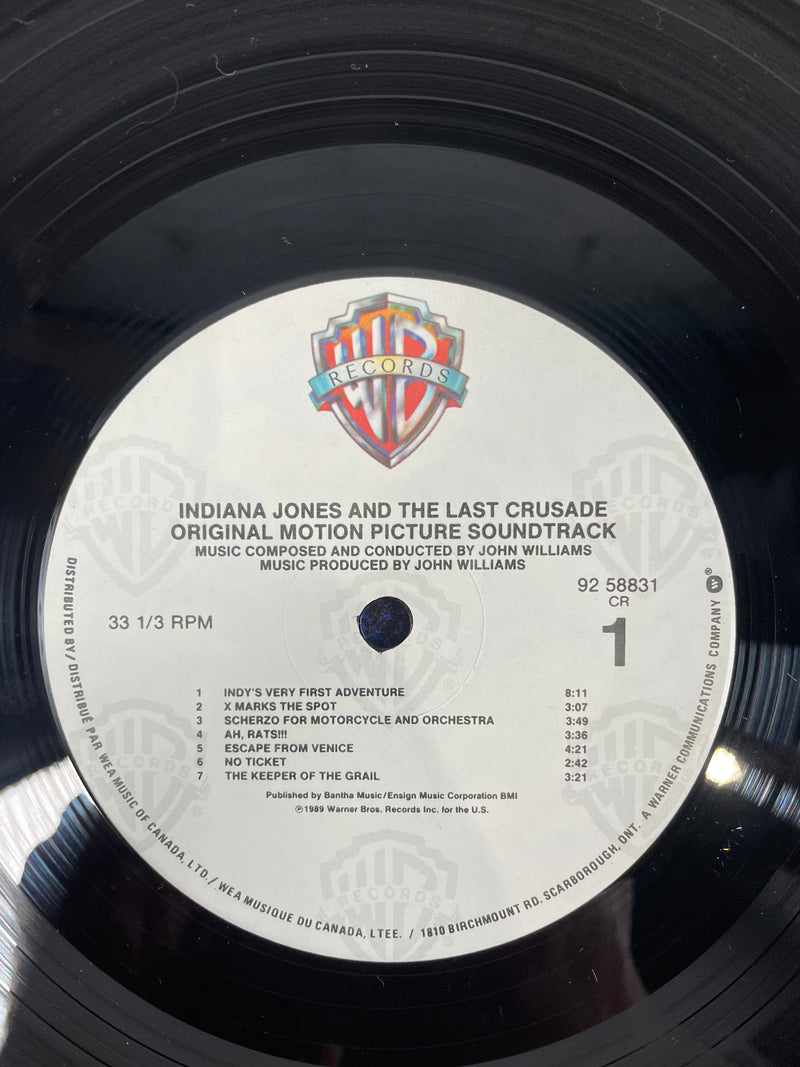 Indiana Jones And The Last Crusade,  Soundtrack, Warner Bros. 92-58331