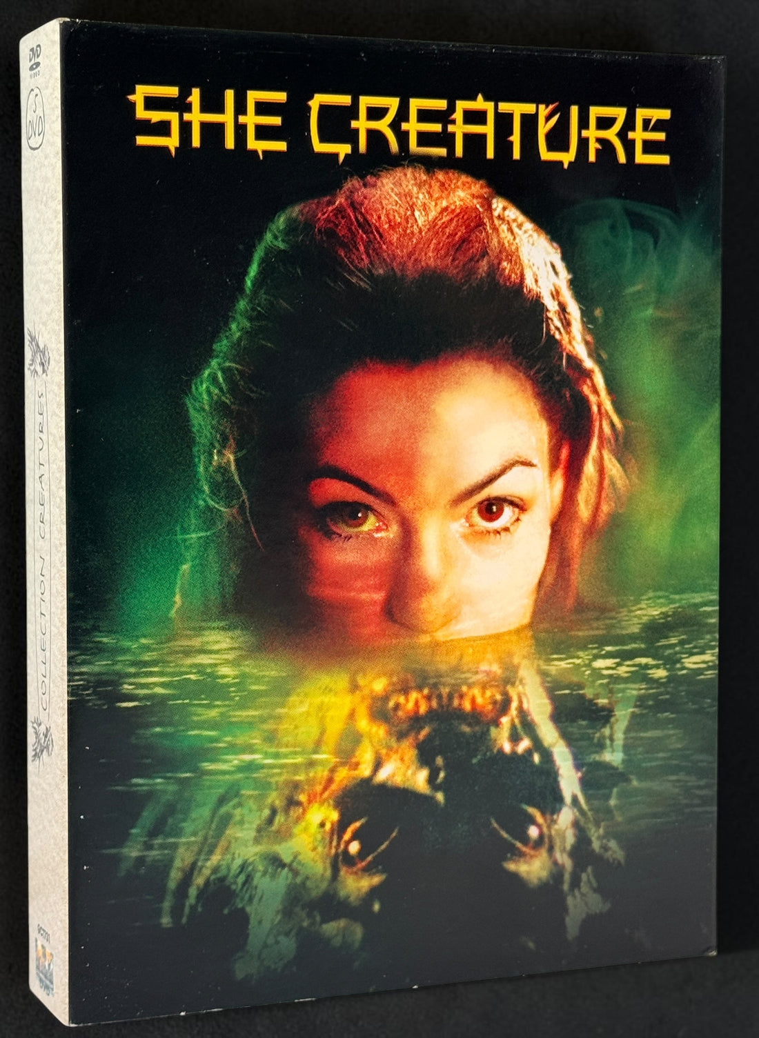 Creature Features 5-DVD Region 2 PAL box set featuring She Creature, Earth vs. the Spider, Teenage Caveman and more. Collectible Stan Winston set.