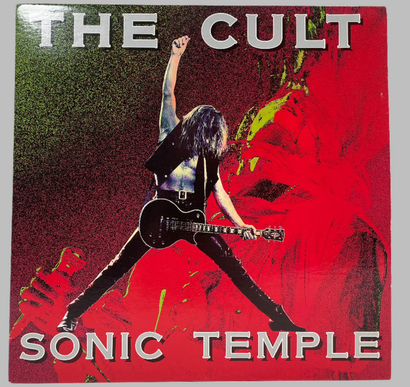 The Cult, Sonic Temple, Vertigo, LP 838 123-1, pochette d'album et vinyle en état neuf