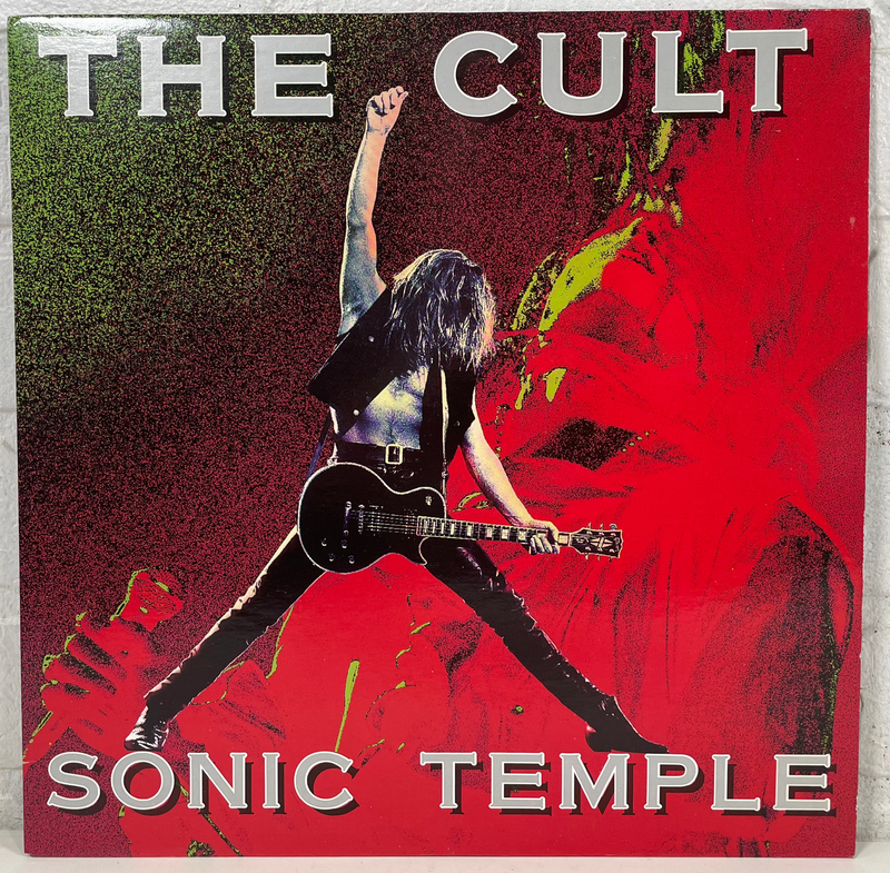 The Cult, Sonic Temple, Vertigo, LP 838 123-1, pochette d'album et vinyle en état neuf