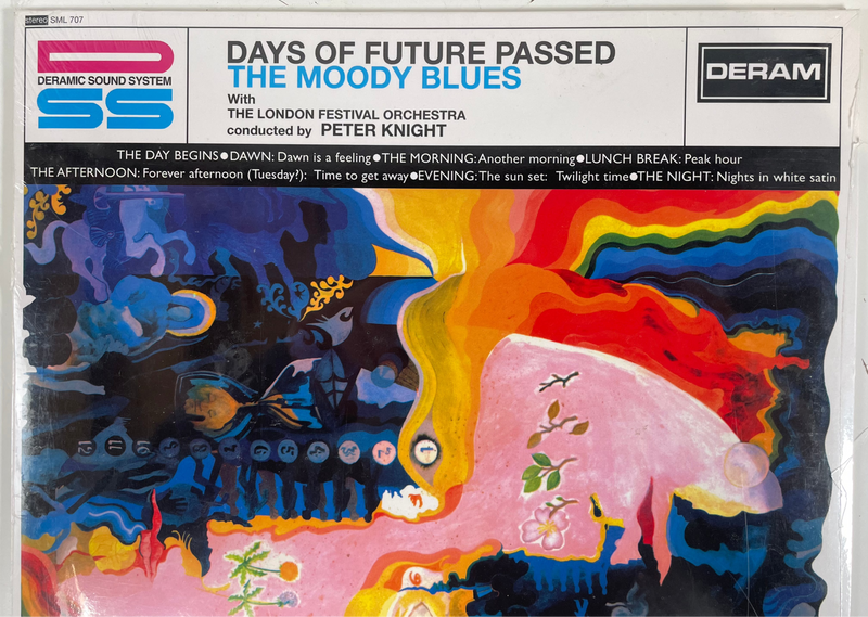 The MOODY BLUES, Days Of Future Passed Vinyl LP Album 1967 Deram Label SML707, SEALED