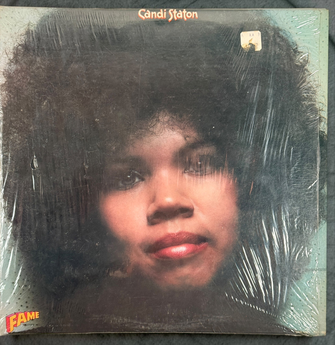 Vintage 1972 Candi Staton vinyl LP on Fame Records FAS-1800. Classic Southern Soul featuring In the Ghetto. Original-era pressing with picture sleeve.