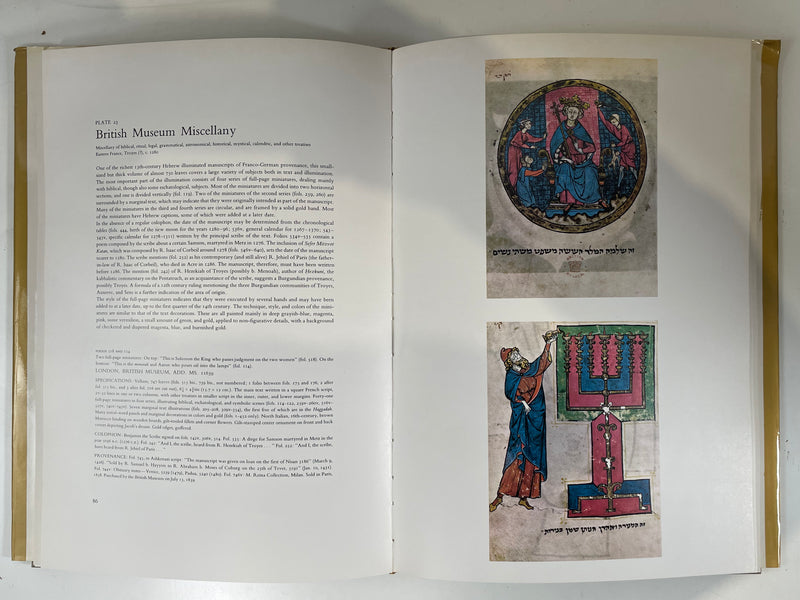 Hebrew Illuminated Manuscripts, Foreword by Cecil Roth, Hardcover