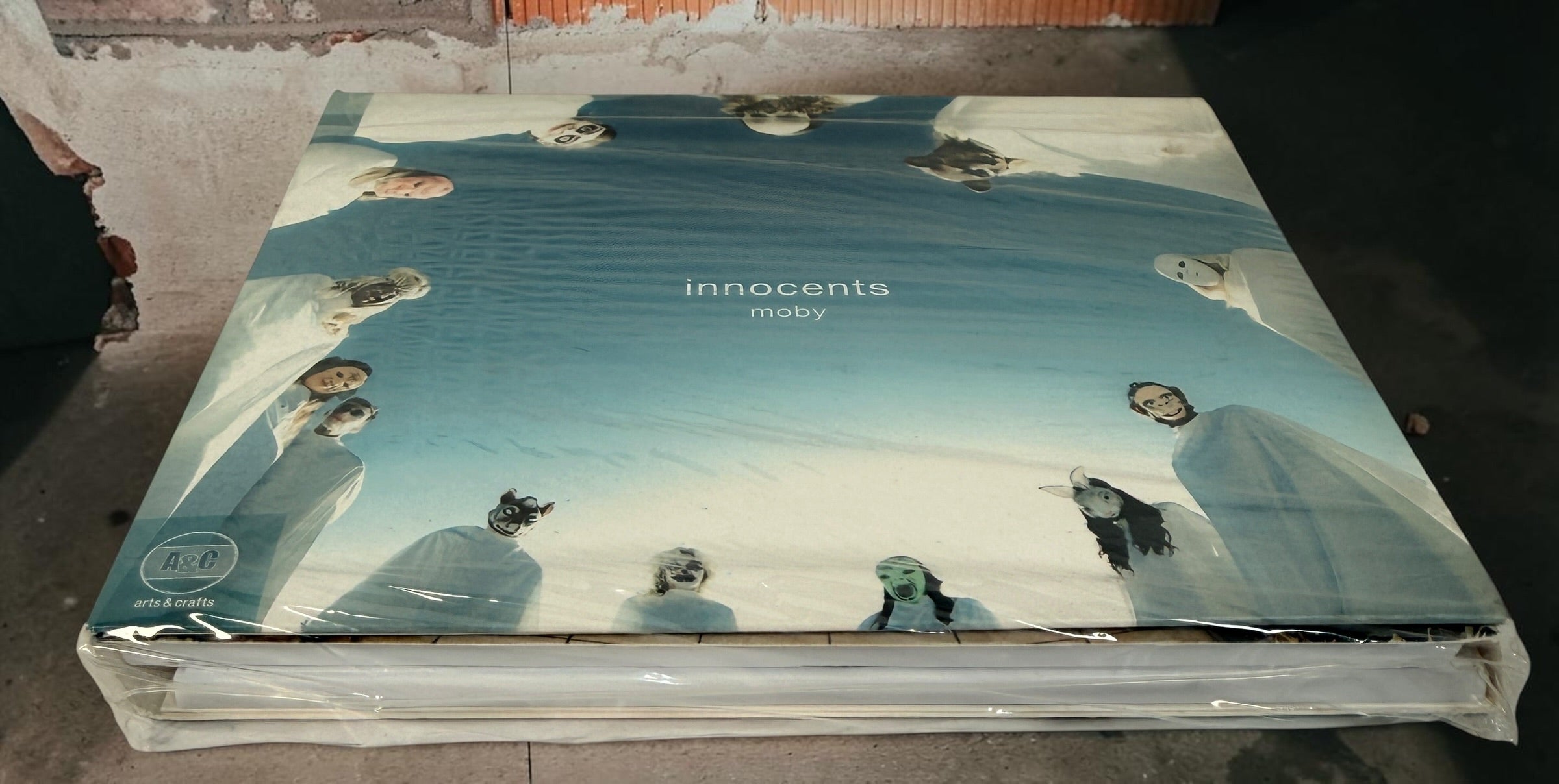 Moby Innocents (2013), Canadian Arts &amp; Crafts A&amp;C083 release. Sealed vintage-stock music package with distinctive artwork and bonus EP tracklist.