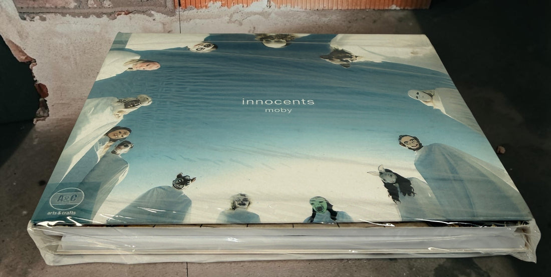 Moby Innocents (2013), Canadian Arts &amp; Crafts A&amp;C083 release. Sealed vintage-stock music package with distinctive artwork and bonus EP tracklist.