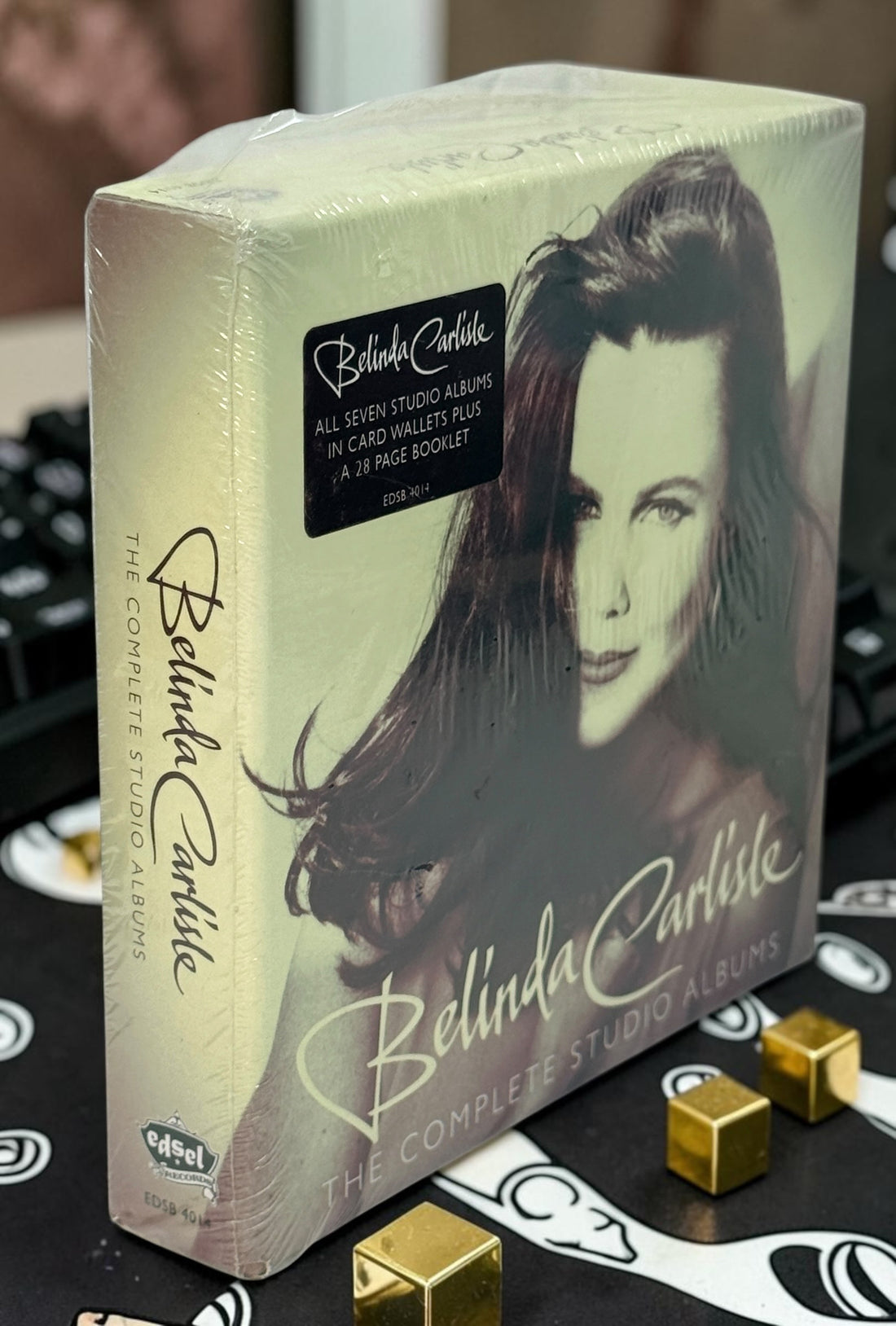 Belinda Carlisle The Complete Studio Albums 7-CD box set (2014), sealed in plastic. Includes all seven albums, card wallets and 28-page booklet.