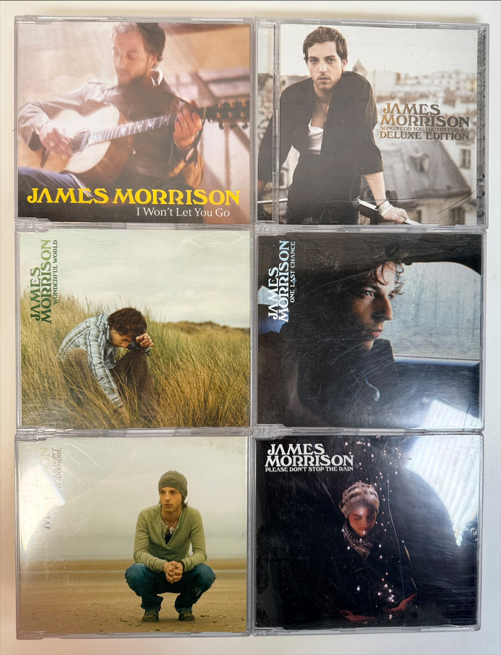 Shop 6 James Morrison CD releases, including 5 promotional singles and Songs for You, Truths for Me Deluxe Edition. Pre-owned collectible music lot.