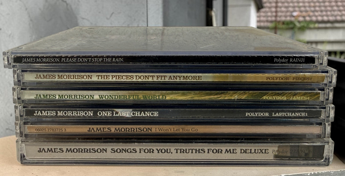 Shop 6 James Morrison CD releases, including 5 promotional singles and Songs for You, Truths for Me Deluxe Edition. Pre-owned collectible music lot.
