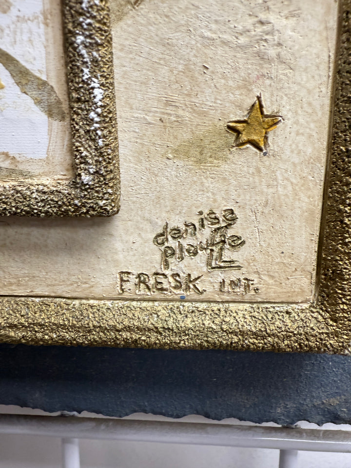 3D Relief Wall Plaque “L’Optimisme” – Denise Plouffe, FRESK Inc.