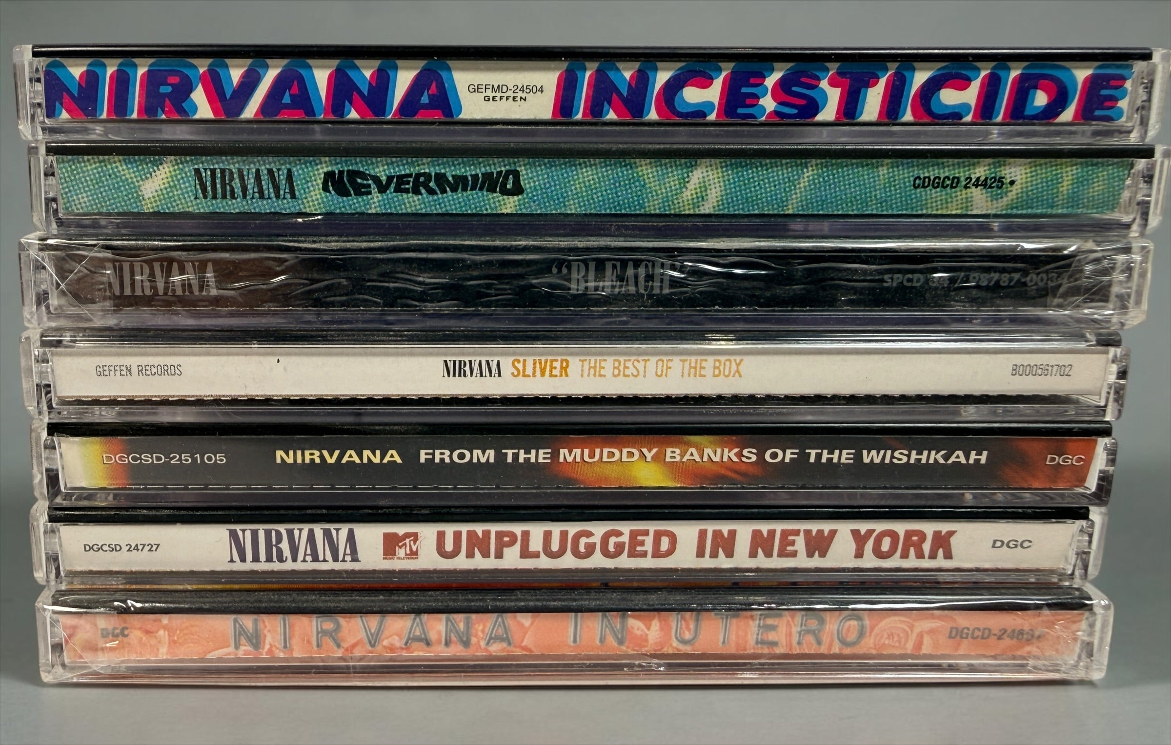 Shop this Nirvana 7-CD collection featuring Nevermind, Bleach, In Utero, MTV Unplugged and more. Classic grunge and alternative rock at Eco Depot Montreal.
