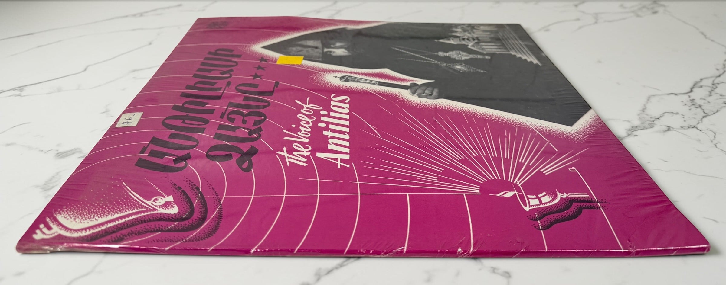 Vintage Armenian LP The Voice of Antilias featuring sermons by Catholicos Zareh I. Sealed spoken-word religious recording issued by Armenian Prelacy New York.