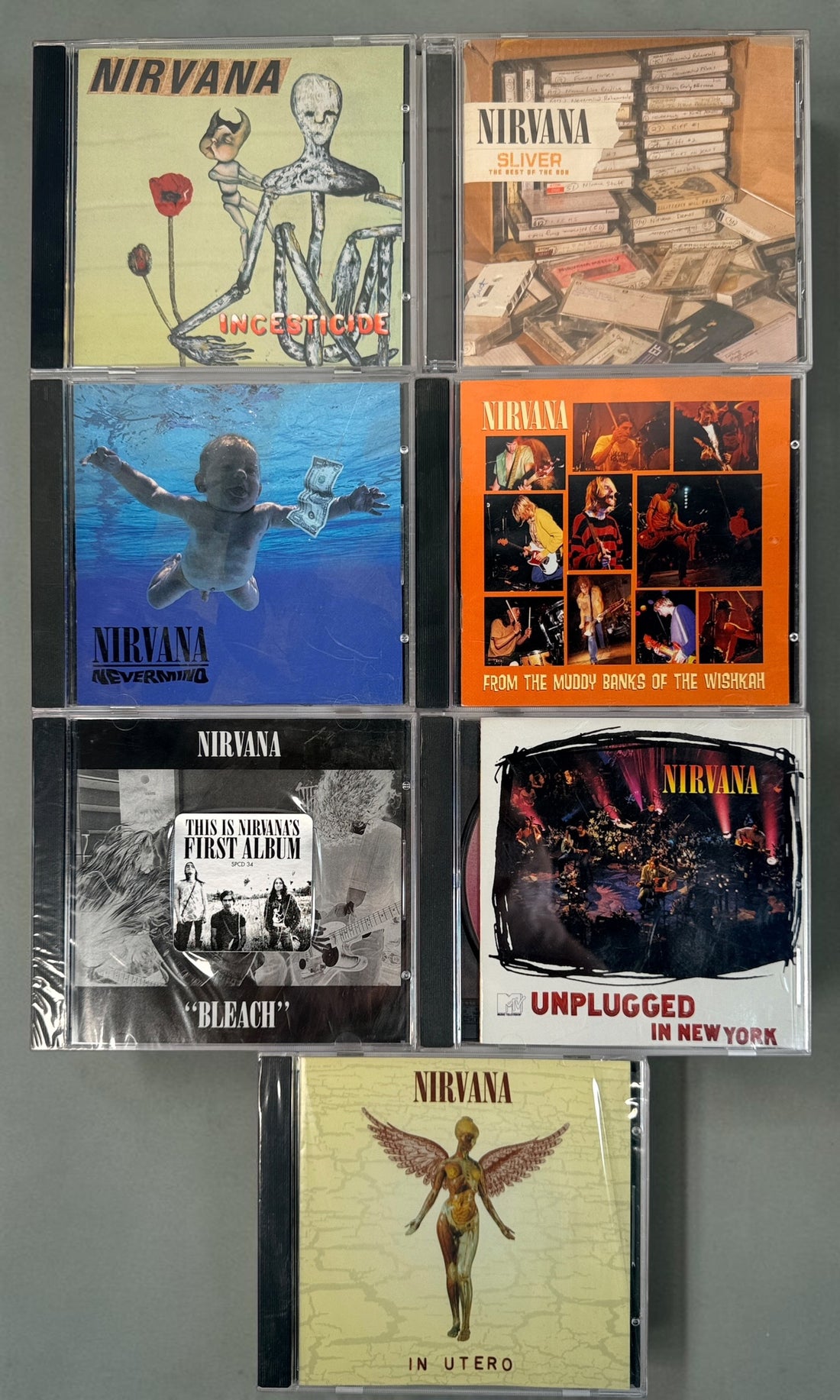 Shop this Nirvana 7-CD collection featuring Nevermind, Bleach, In Utero, MTV Unplugged and more. Classic grunge and alternative rock at Eco Depot Montreal.