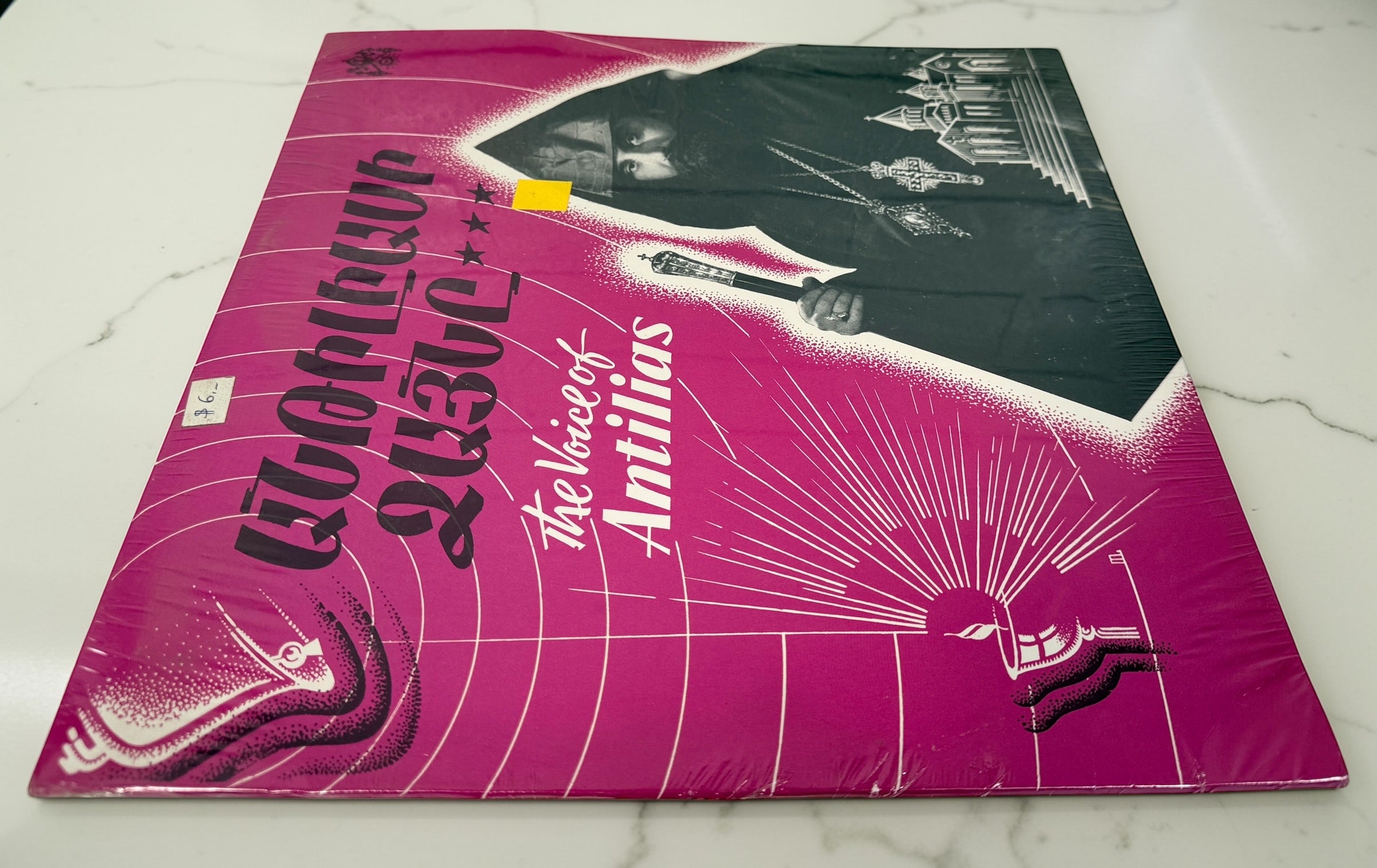 Vintage Armenian LP The Voice of Antilias featuring sermons by Catholicos Zareh I. Sealed spoken-word religious recording issued by Armenian Prelacy New York.