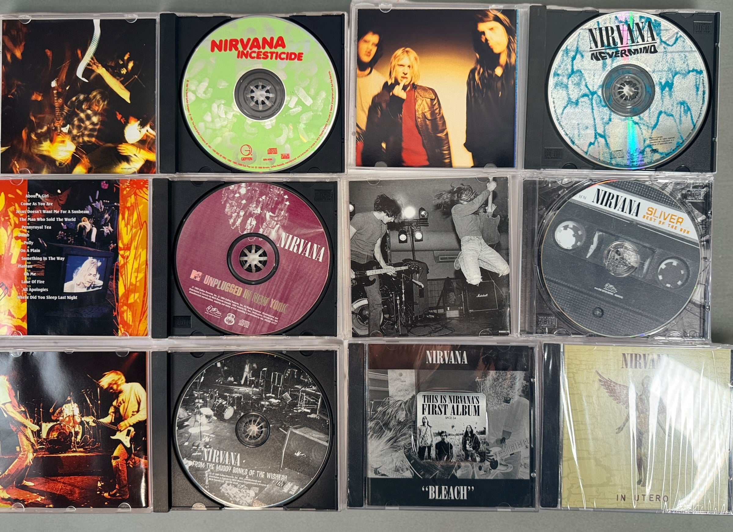 Shop this Nirvana 7-CD collection featuring Nevermind, Bleach, In Utero, MTV Unplugged and more. Classic grunge and alternative rock at Eco Depot Montreal.