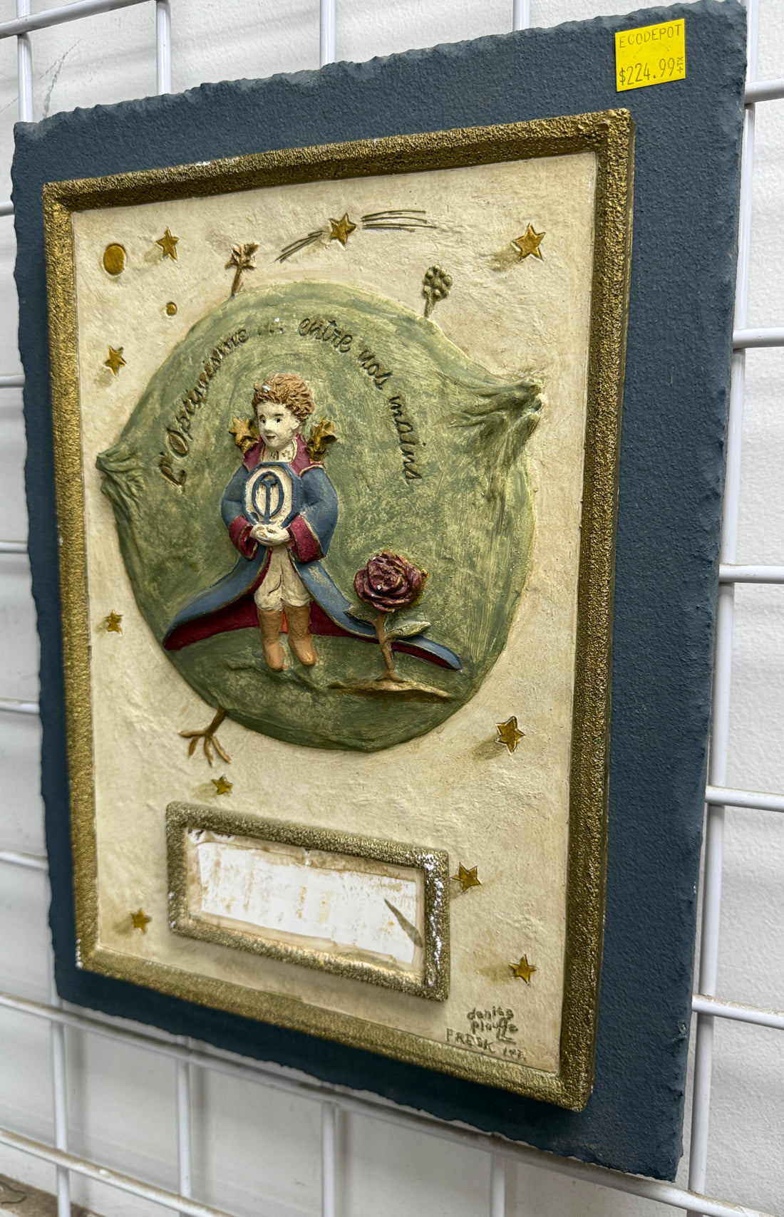 3D Relief Wall Plaque “L’Optimisme” – Denise Plouffe, FRESK Inc.