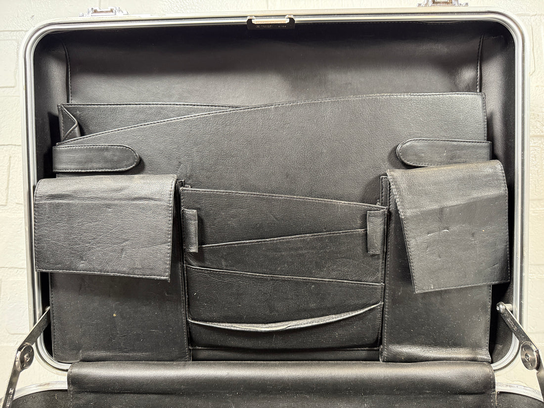 Vintage Zero Halliburton Aluminum Attaché Case – Combination Lock, File Dividers