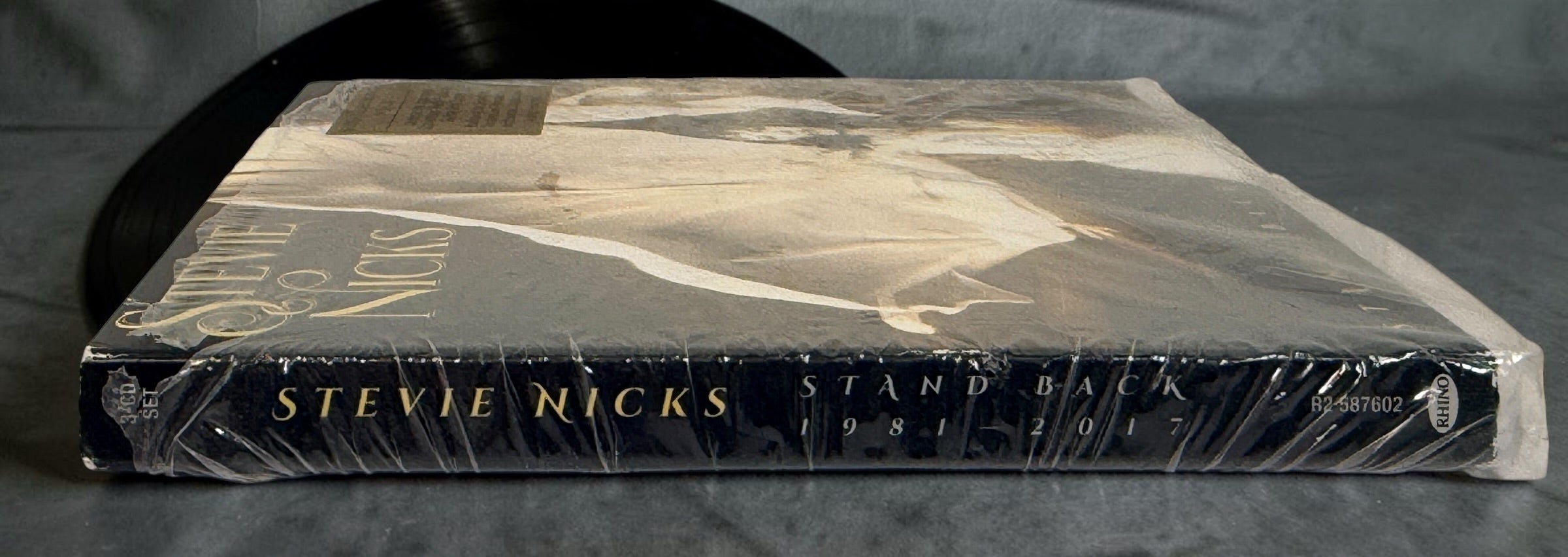 Stevie Nicks Stand Back 1981–2017 deluxe 3-CD set. 50 tracks featuring classic hits, live performances and collaborations. 2019 Rhino release.