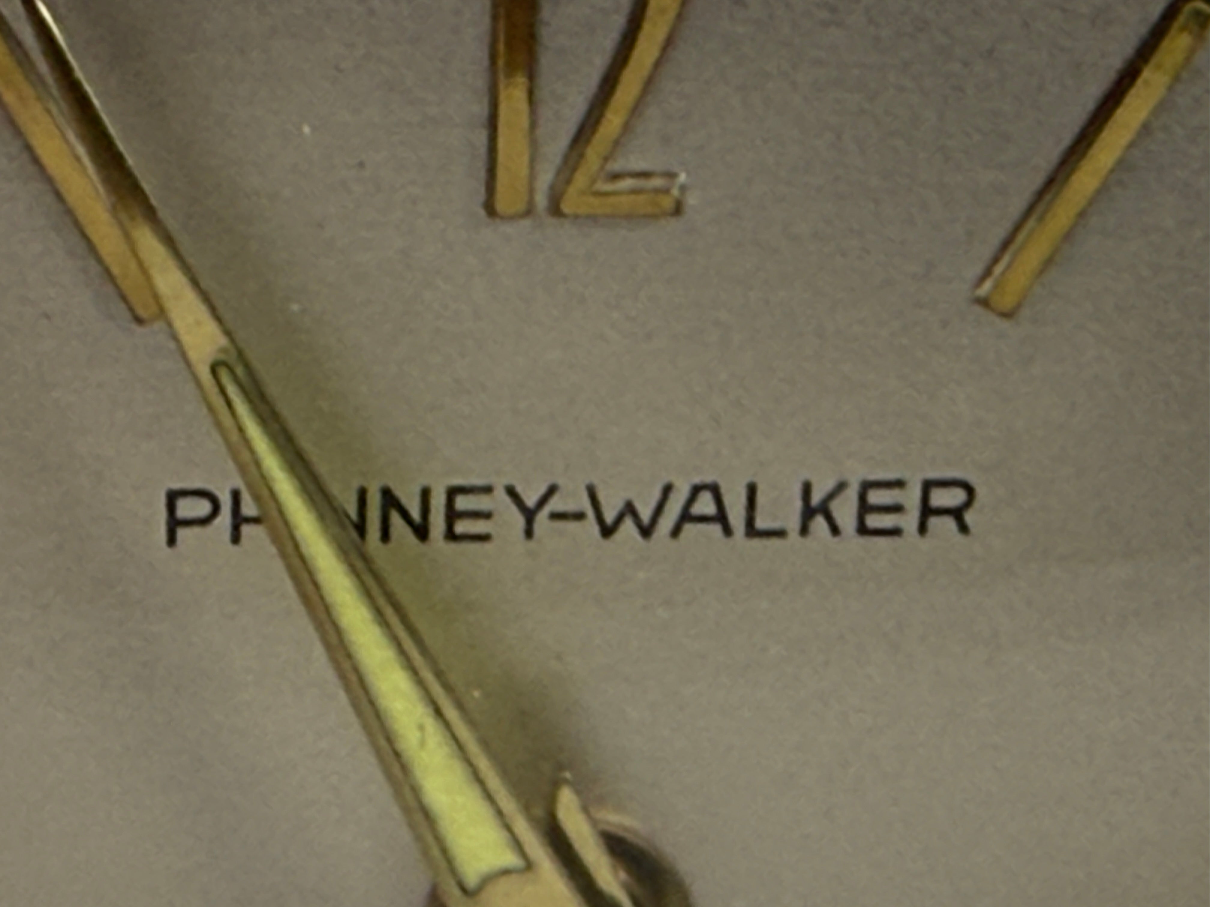 Réveil boudoir en strass bleu Phinney-Walker du milieu du siècle (Allemagne)