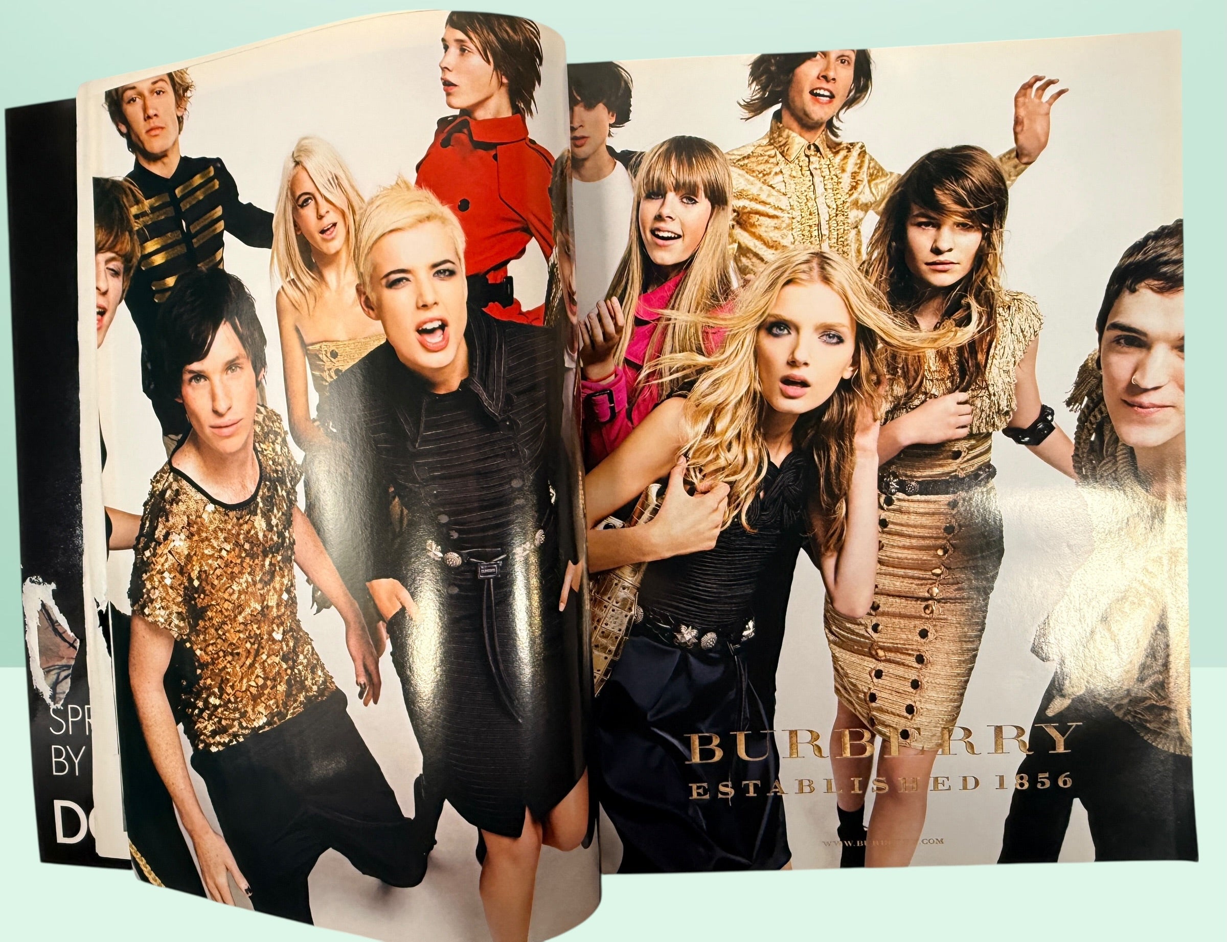 Another Magazine Spring Summer 2008 Issue 14 featuring Uma Thurman. Collectible fashion magazine with luxury editorials including Burberry and Dolce &amp; Gabbana