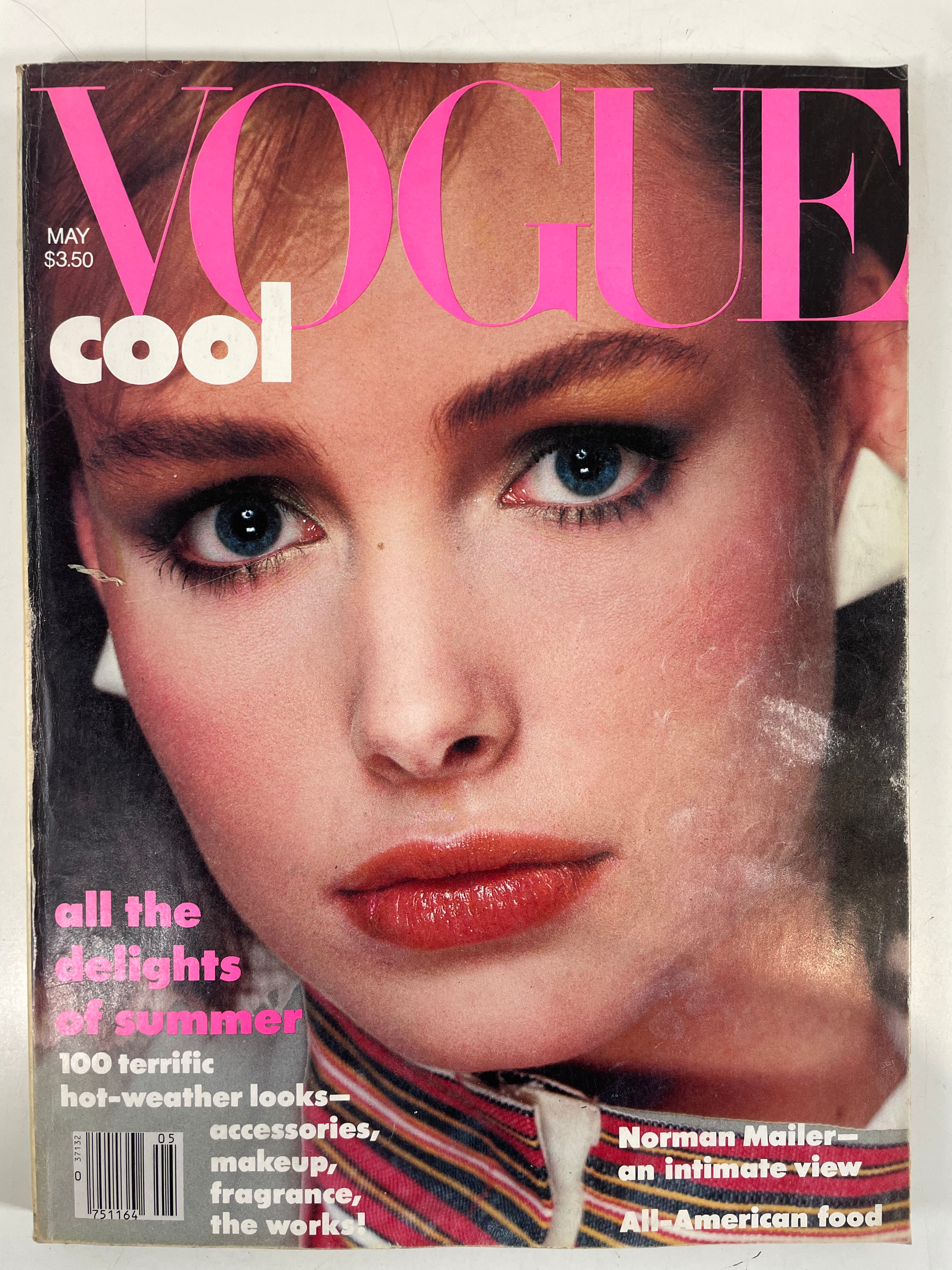 Vintage Vogue Magazine May 1983 Lauren Helm by Richard Avedon