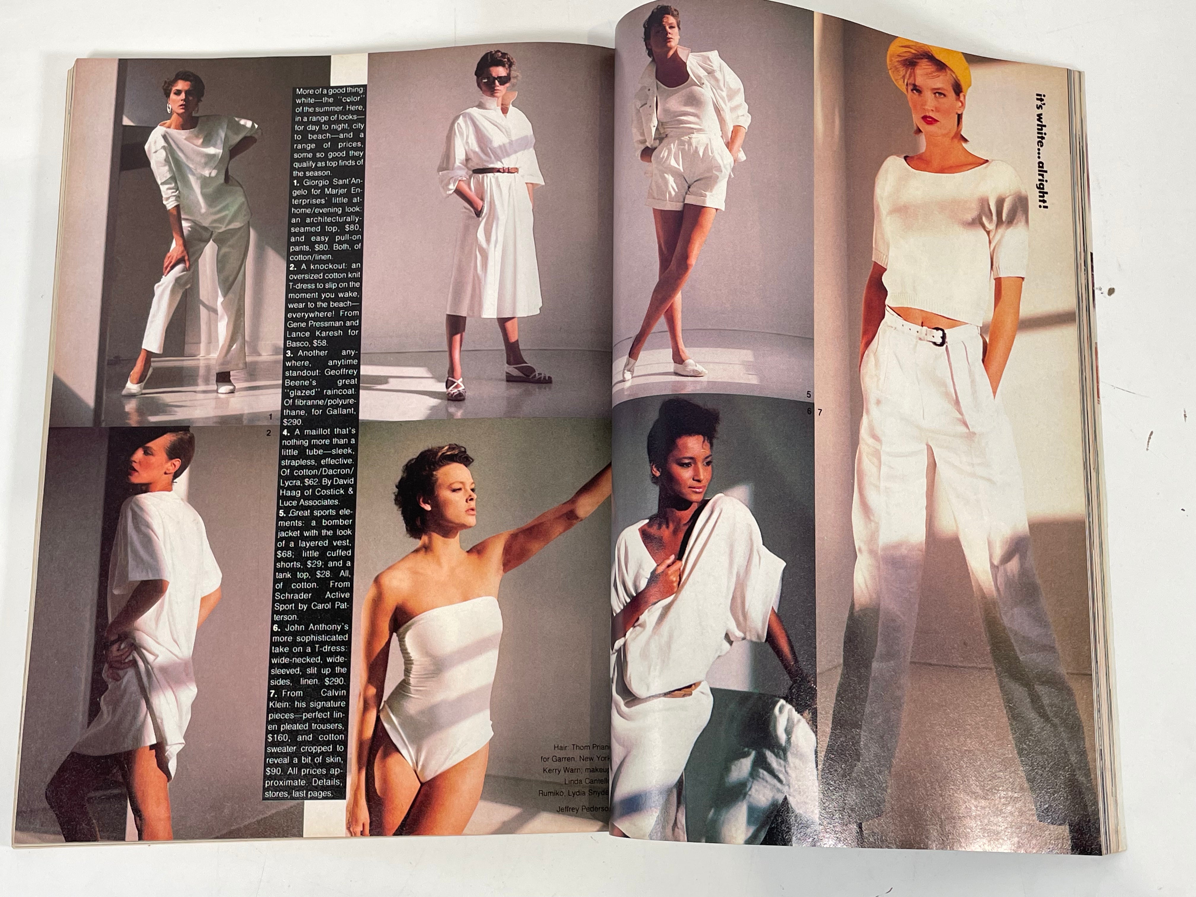 Vintage Vogue Magazine May 1983 Lauren Helm by Richard Avedon