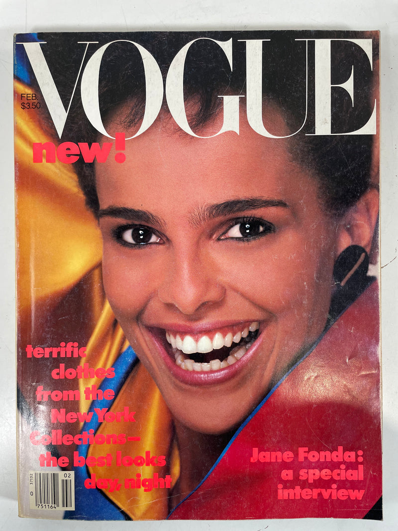 VOGUE MAGAZINE FEBRUARY 1984 SHARI BELAFONTE