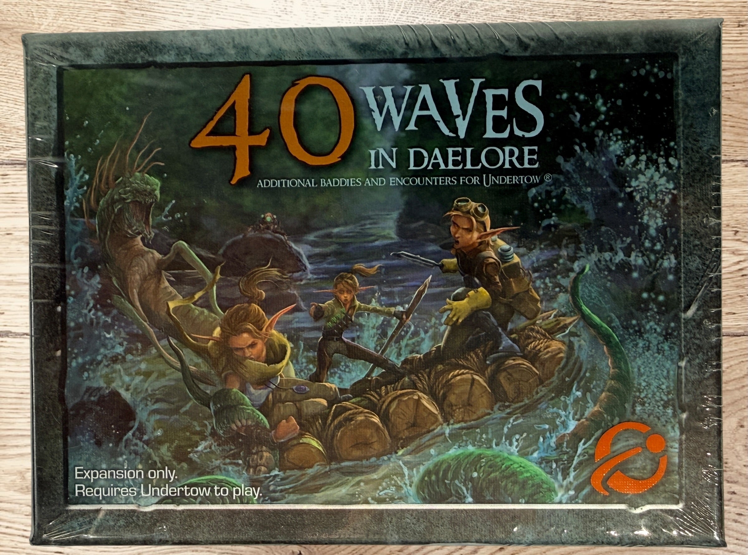 Sealed Too Many Bones 40 Waves in Daelore expansion for Undertow by Chip Theory Games. Premium adventure board game content with new encounters and weighted chips.