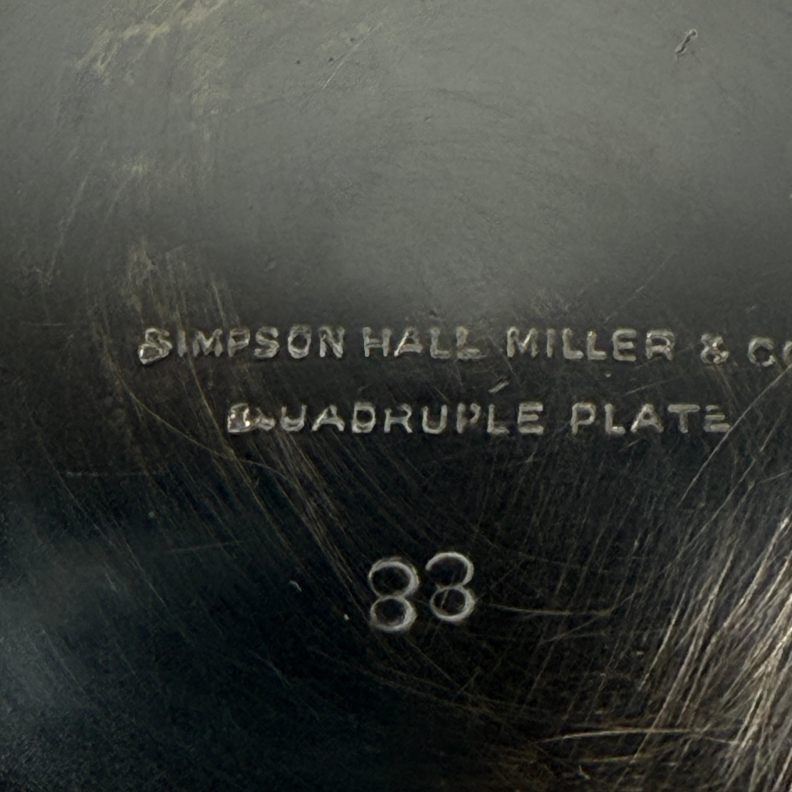 Victorian Quadruple Silverplate Mug – Simpson Hall Miller & Co. – Ornate Floral Design (c.1870–1895)