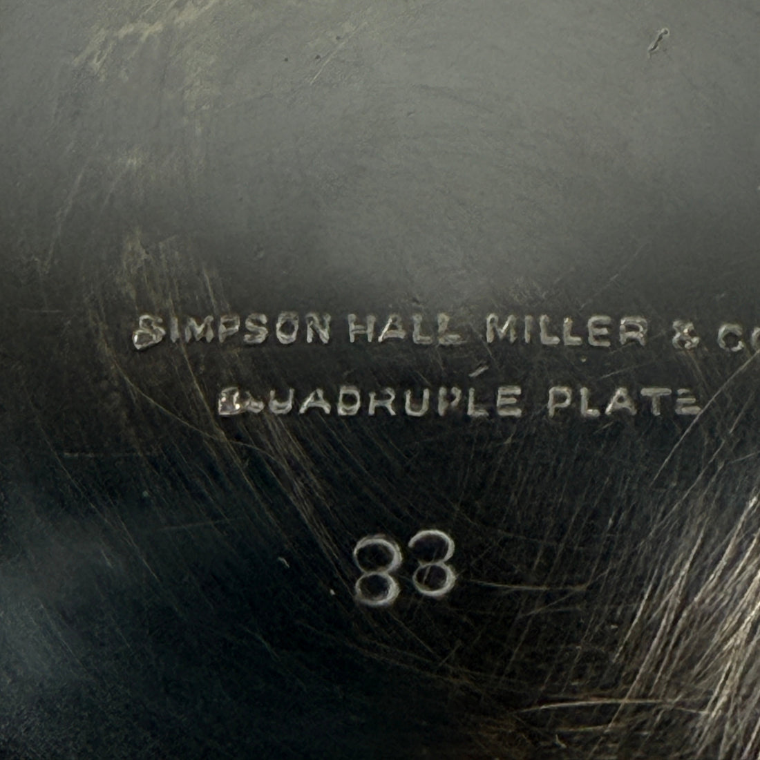 Victorian Quadruple Silverplate Mug – Simpson Hall Miller & Co. – Ornate Floral Design (c.1870–1895)