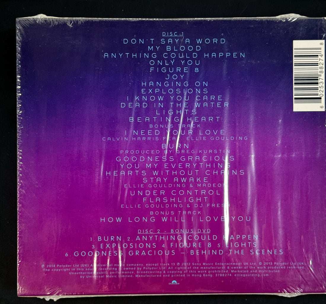  Ellie Goulding Halcyon Days 2014 Special Asia Tour Edition CD+DVD. Rare Asian-market release with bonus tracks and music videos. Excellent condition.