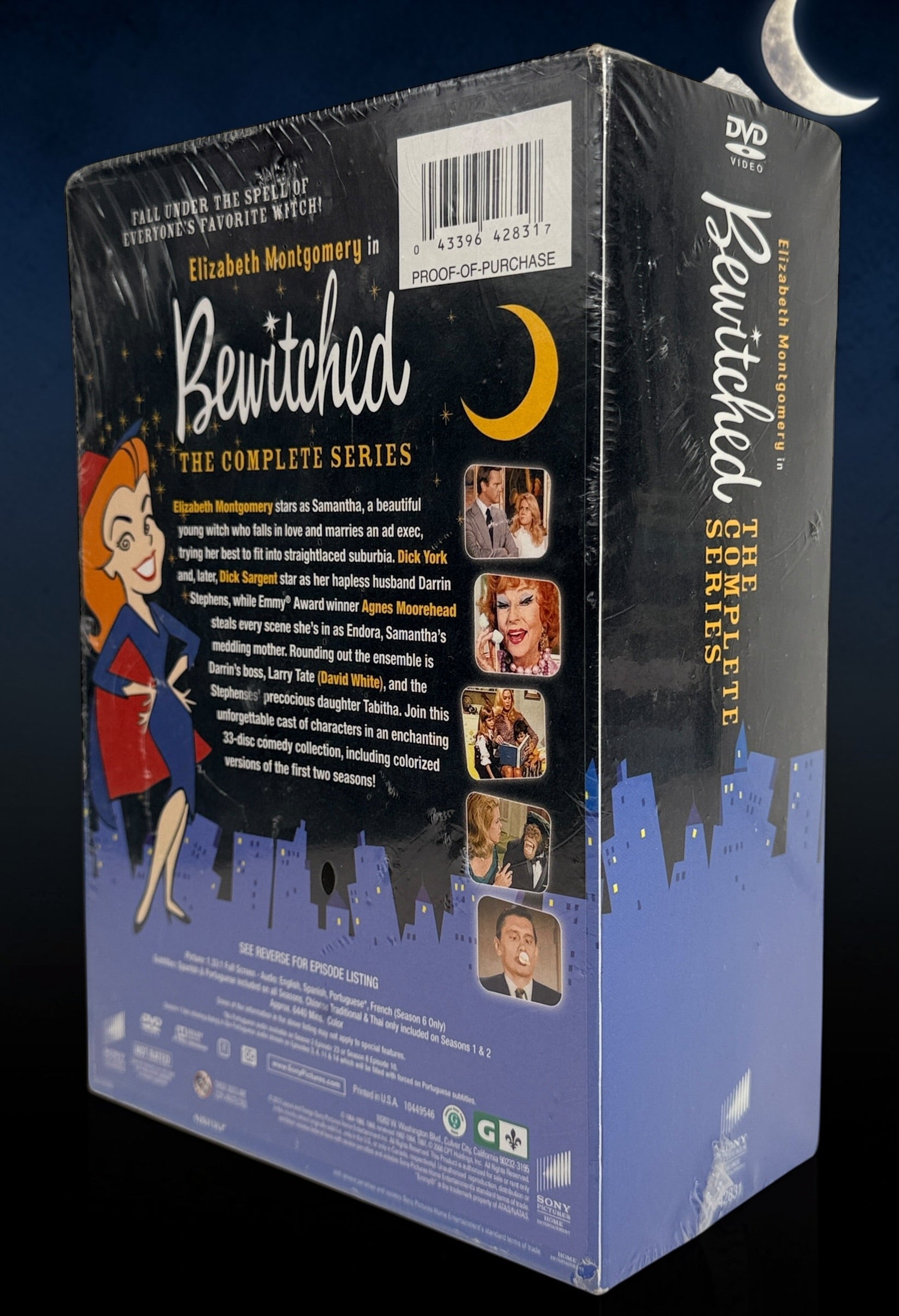 Bewitched Complete Series DVD Box Set, 33 Disc Sony TV Collection