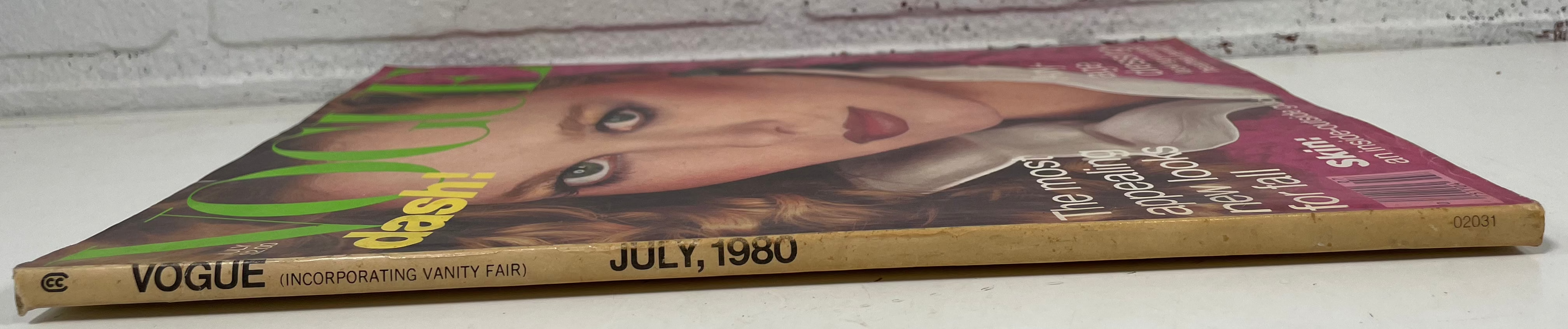 Vintage Vogue Magazine July 1980 Nancy Donahue