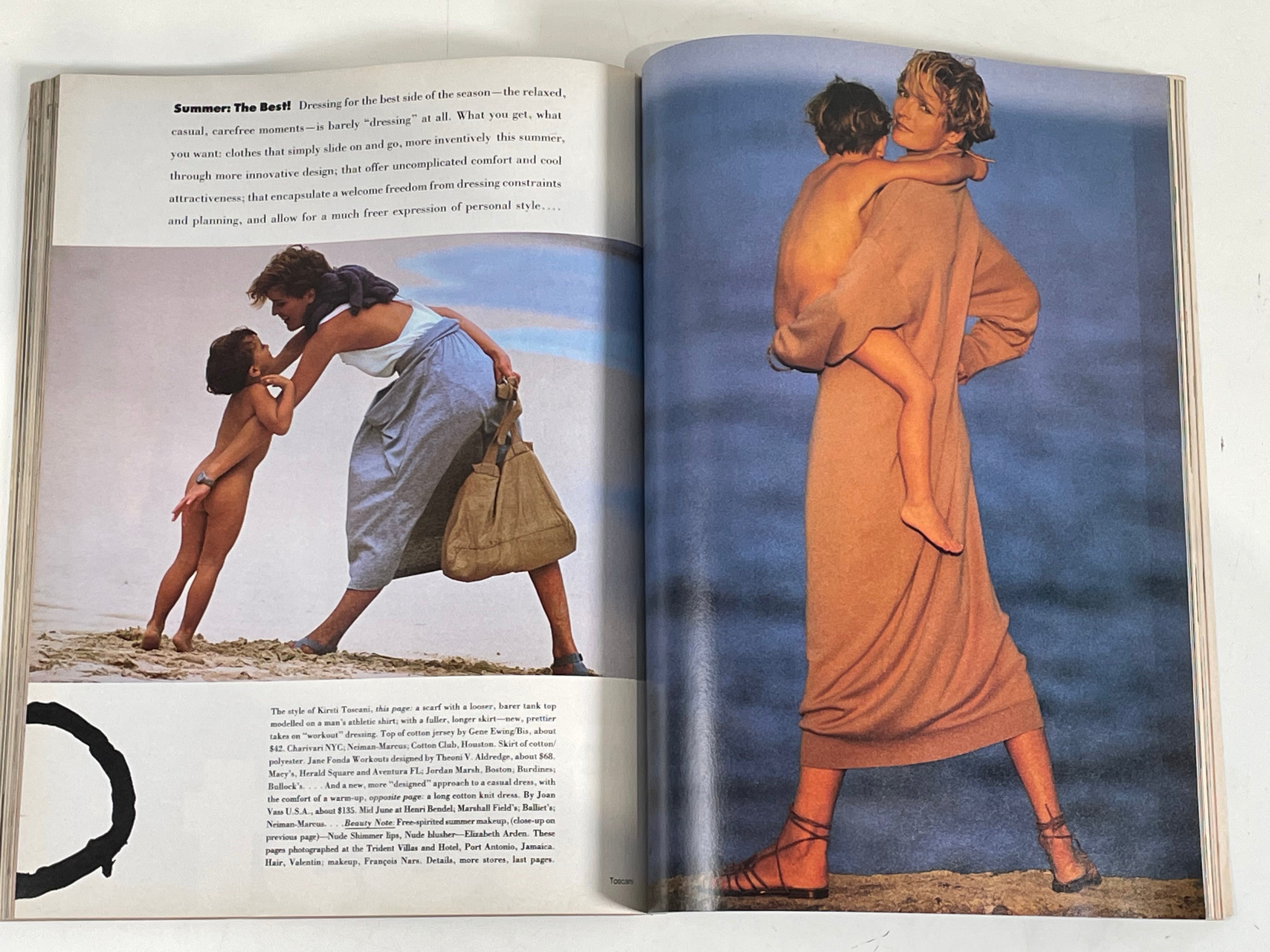 Vintage Vogue Magazine - June 1984 - Isabella Rossellini