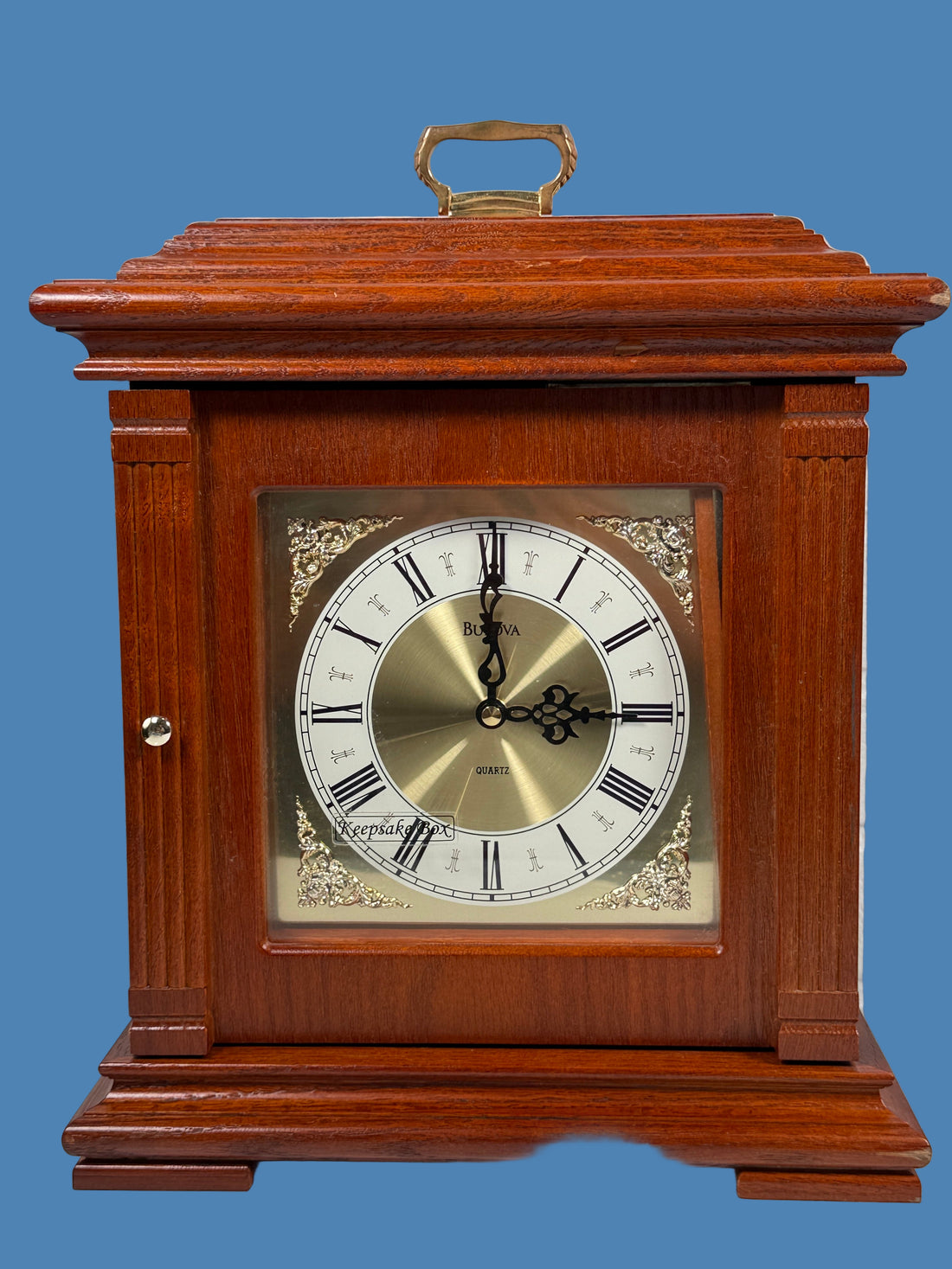 Bulova Hidden Jewelry Box Clock – Vintage Faux Timepiece Storage
