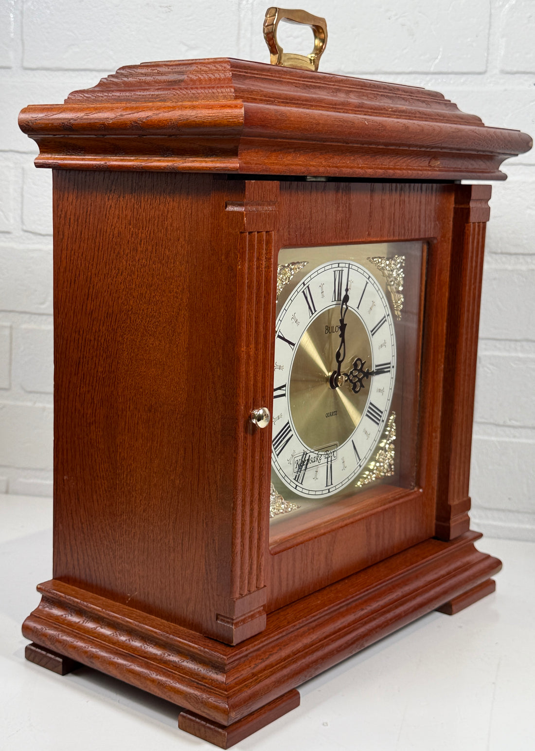 Bulova Hidden Jewelry Box Clock – Vintage Faux Timepiece Storage