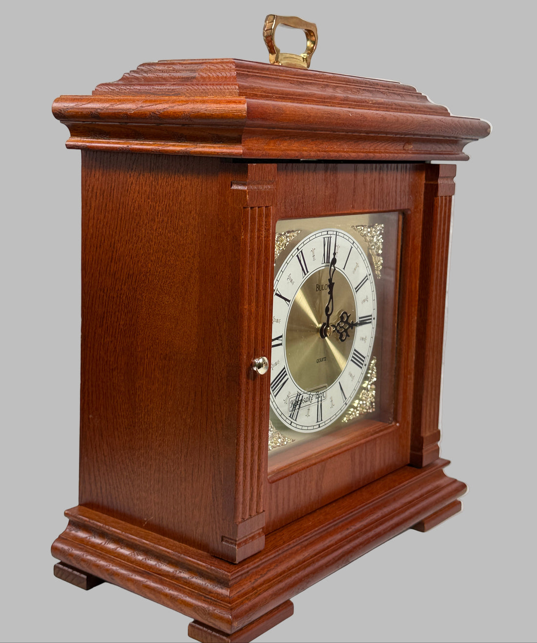 Bulova Hidden Jewelry Box Clock – Vintage Faux Timepiece Storage