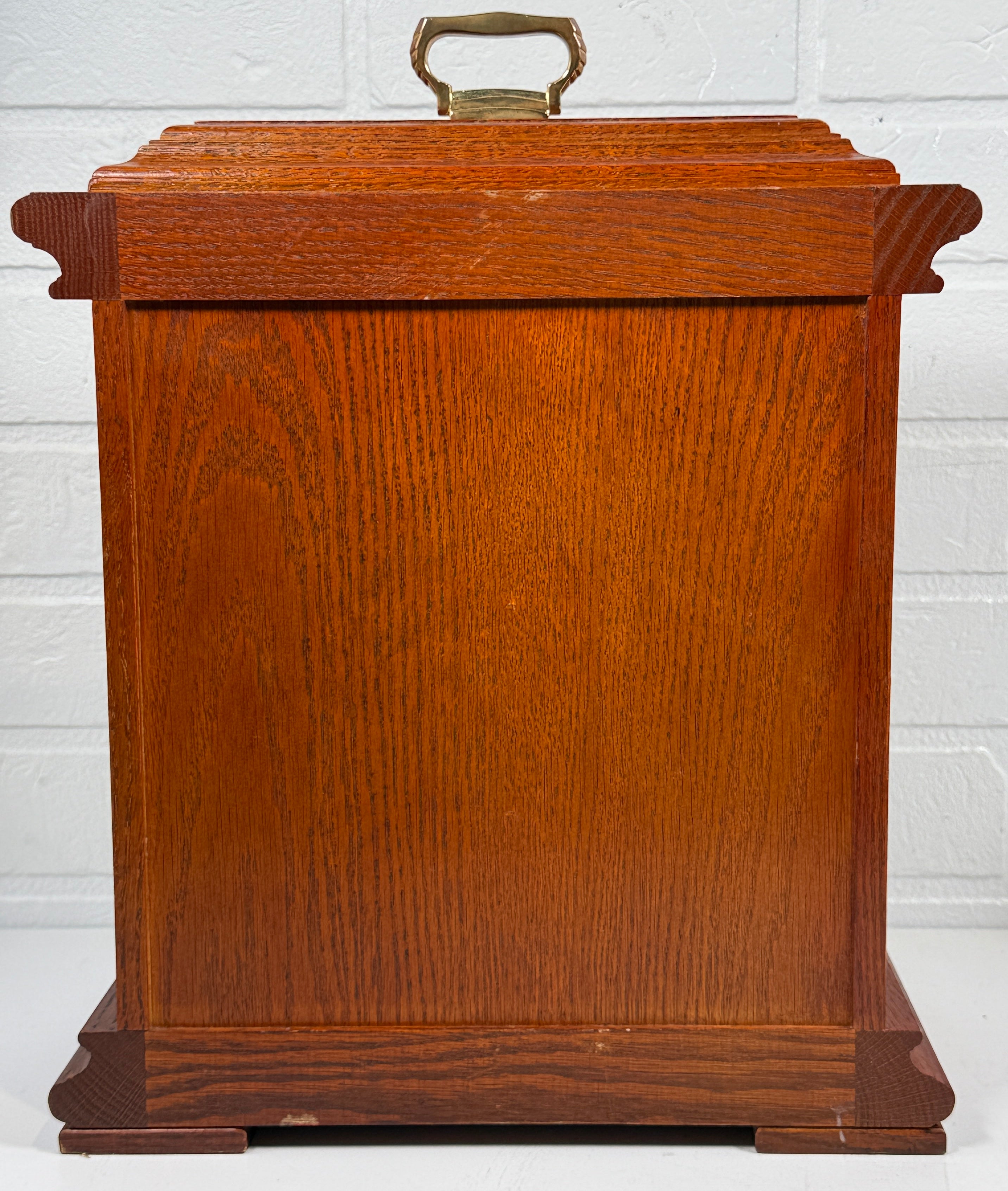 Bulova Hidden Jewelry Box Clock – Vintage Faux Timepiece Storage