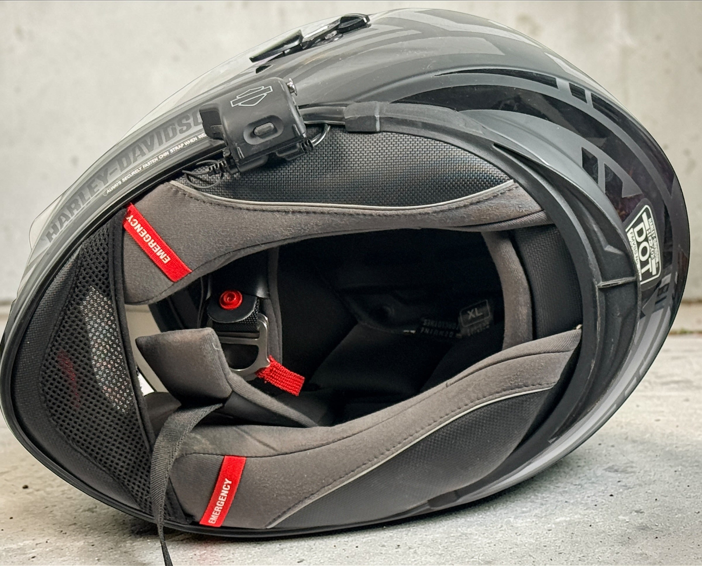 Casque intégral Harley-Davidson HD-X03, noir mat, taille XL.
