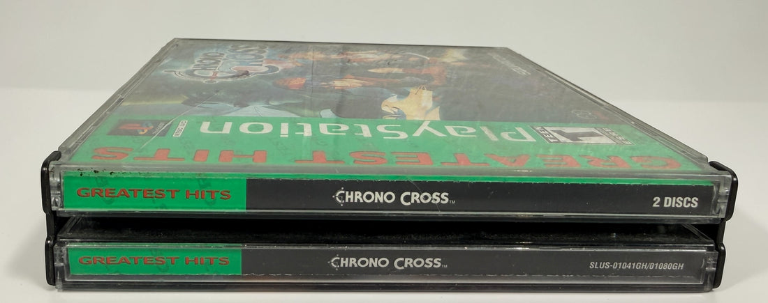 Chrono Cross PlayStation PS1 Greatest Hits 2 Disc RPG complete with manual. Classic Square Enix RPG sequel to Chrono Trigger in very good condition.