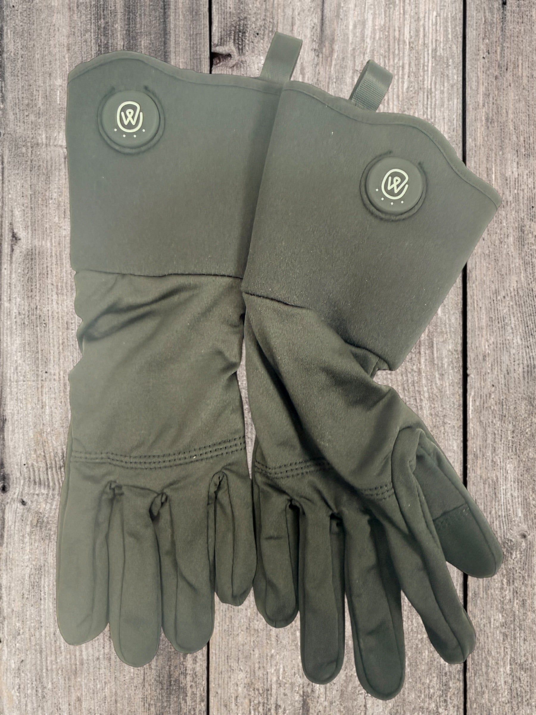 eWool heated glove liners XL 10W electric winter glove inserts. Battery not included. Untested liners sold as-is for skiing, motorcycling and cold weather gear.