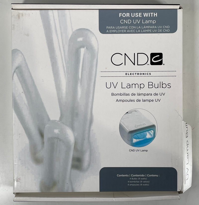 CND Electronics - Ampoules pour lampes UV, pour lampes UV officielles CND utilisées avec les systèmes Shellac, Brisa et Brisa Lite