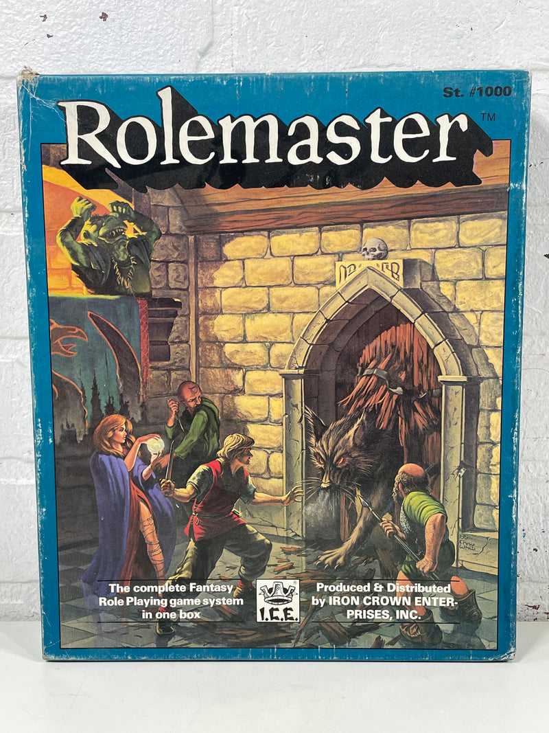 ICE Iron Crown Enterprises RoleMaster 2e édition