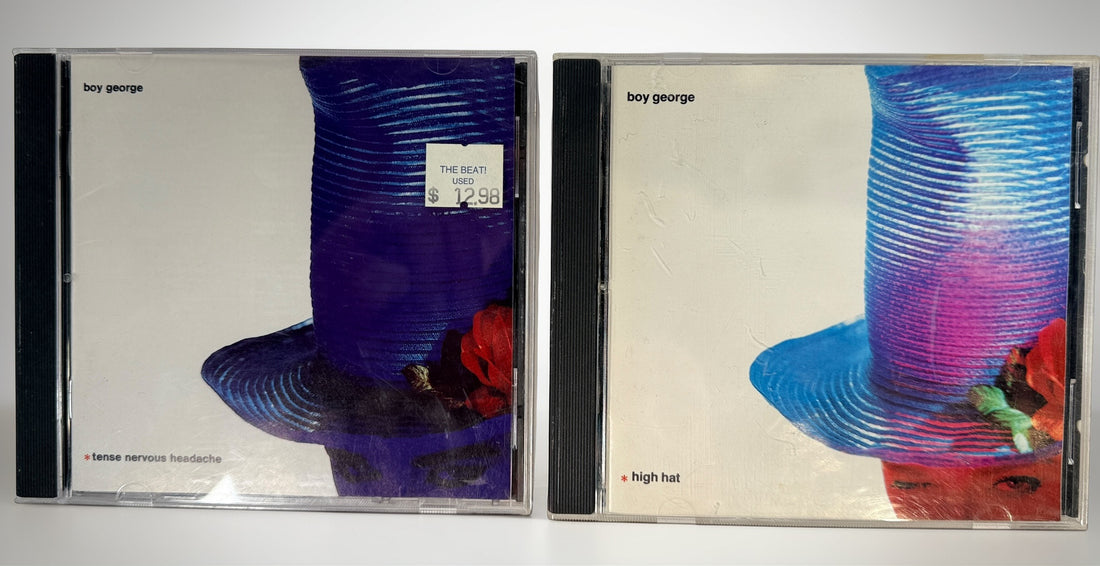 Boy George CD bundle featuring High Hat and Tense Nervous Headache on Virgin Records. Original late-1980s synth pop albums in very good condition.