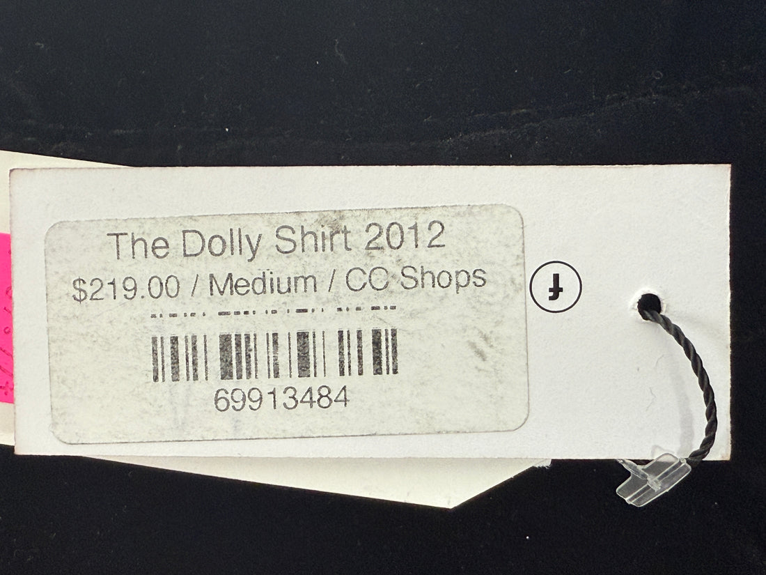 Vida Bela Mesh Velvet “Dolly Shirt” – Gold Western Style, Rare