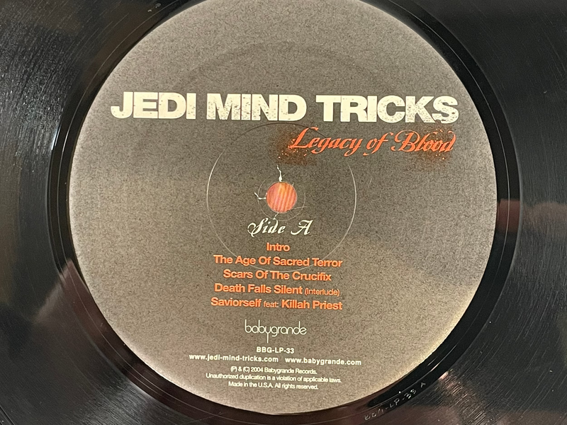 Jedi Mind Tricks - Legacy Of Blood (2xLP, Album) (2004). Pochette : G - Album : G