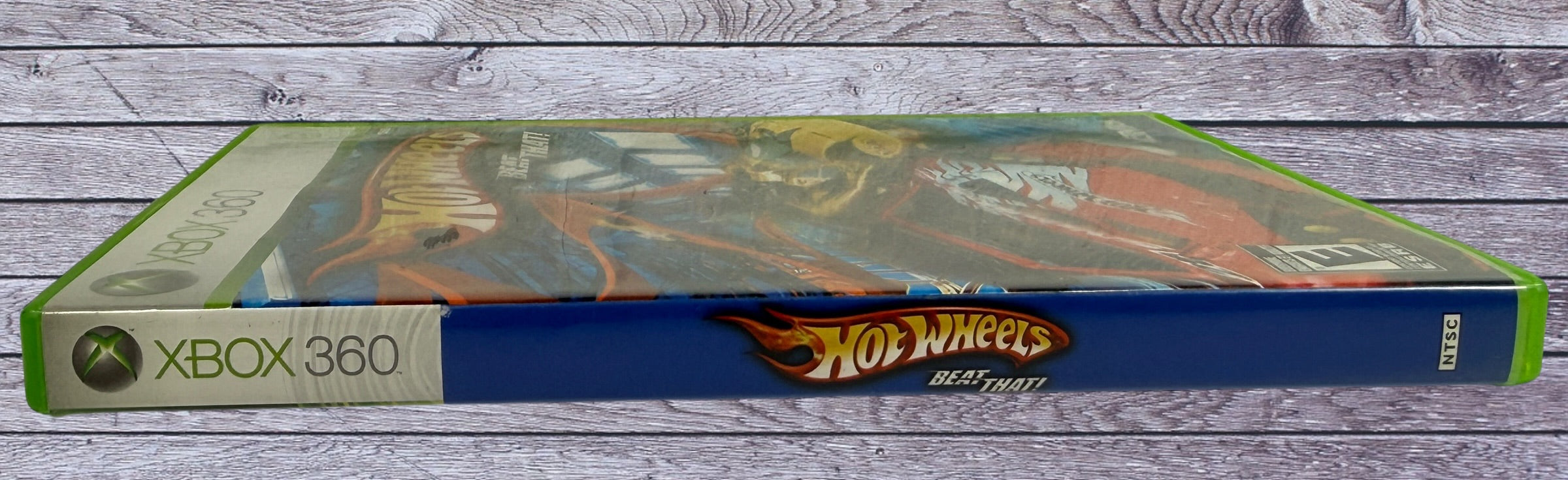 Hot Wheels Beat That Xbox 360 racing game by Activision. Complete with case and disc. Classic arcade Hot Wheels track racing with loops, power-ups and multiplayer fun.