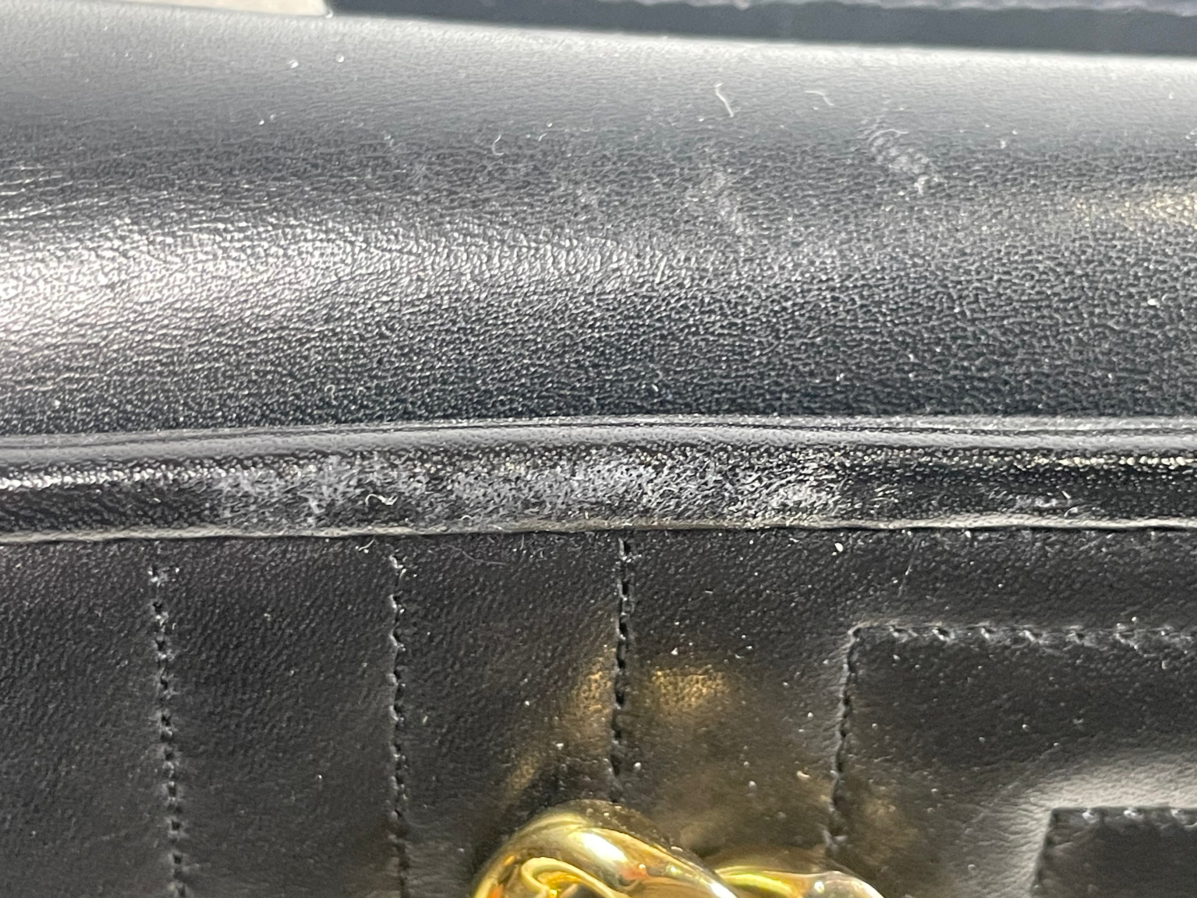 Valentino Orlandi Made In Italy Vintage Black Quilted Leather Bag